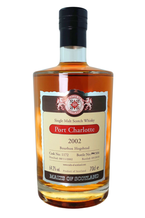 Port Charlotte 2002 - Cask 1172 - Bourbon Hogshead - Rarität