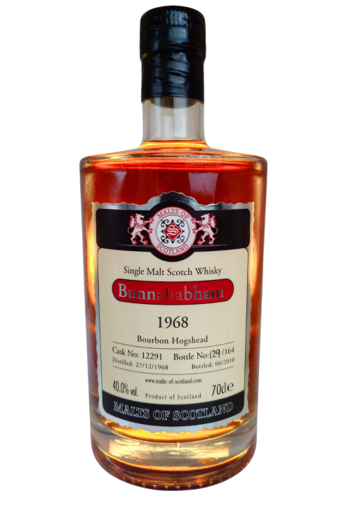 Bunnahabhain 1968 - Cask 12291 - Bourbon Hogshead - Rarität