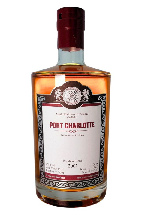 Port Charlotte 2001 - MoS13027 - Bourbon Barrel - Rarität