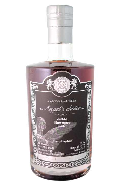 Bowmore 1987 - ANGEL´S CHOICE - MoS15023 - Sherry Hogshead - Rarität Bowmore 1987 - ANGEL´S CHOICE - MoS15023 - Sherry Hogshead - Rarität