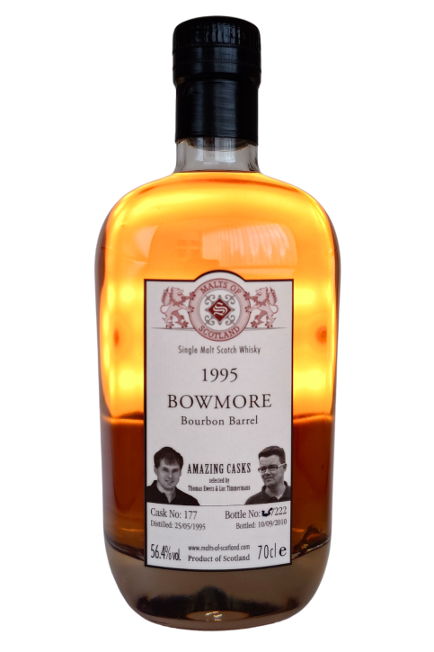 Bowmore 1995 - Cask 177 - Bourbon Barrel - Rarität Bowmore 1995 - Cask 177 - Bourbon Barrel - Rarität