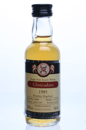 Glencadam 1985 - Cask 3990 - 25y - Mini