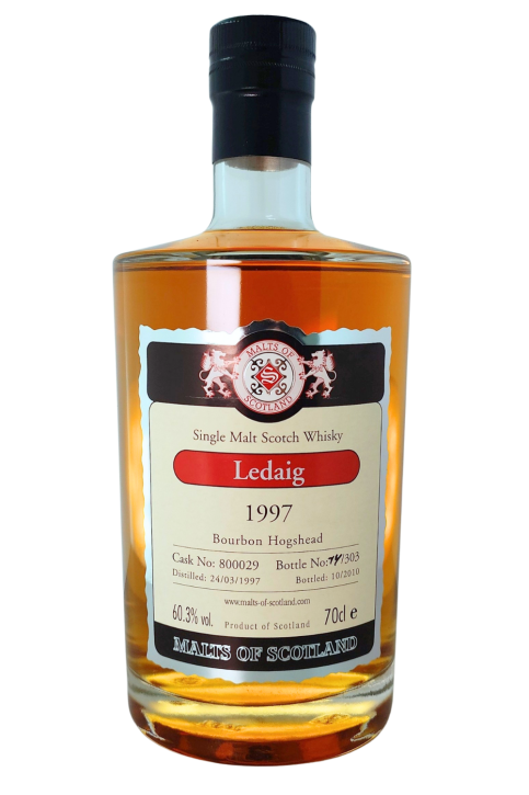 Ledaig 1997 - Cask 800029 - Bourbon Hogshead - Rarität