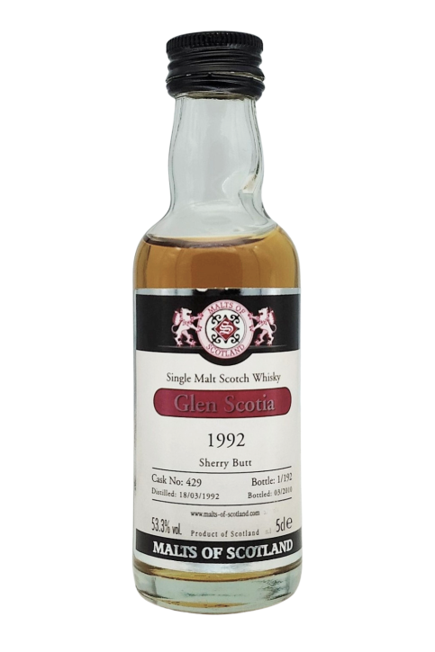 Glen Scotia - Cask 429 - 18y - Mini