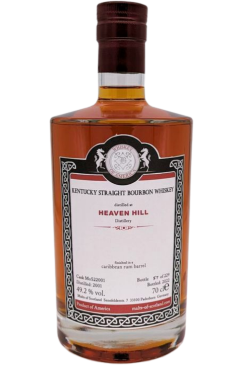 Heaven Hill 2001 - MoS22001 - Caribbean Rum Barrel Finish