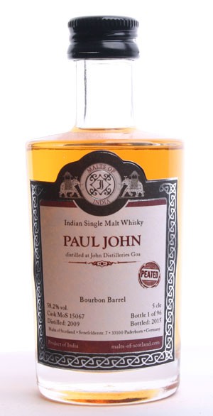 Paul John peated - Cask 15067 - 6y - Mini