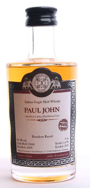 Paul John peated - Cask 15068 - 6y - Mini