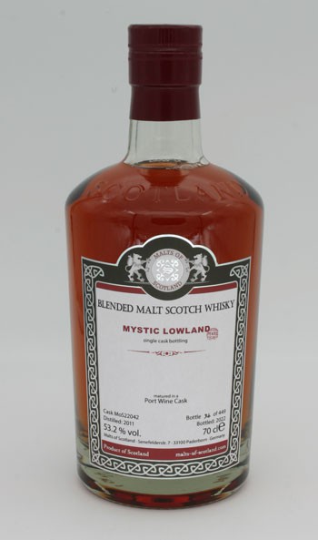 Mystic Lowland MoS22042 - Bourbon Hogshead - peated