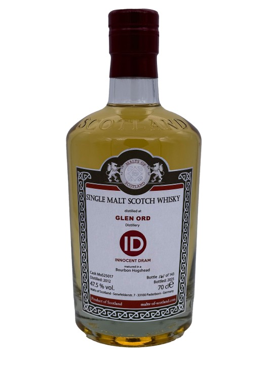 Glen Ord - MoS25017 - 12y - Bourbon Hogshead