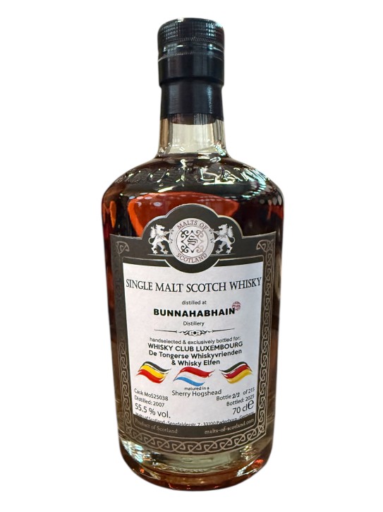 BUNNAHABAIN 2007 - MoS25038 - SPECIAL for WHISKY CLUB LUXEMBOURG