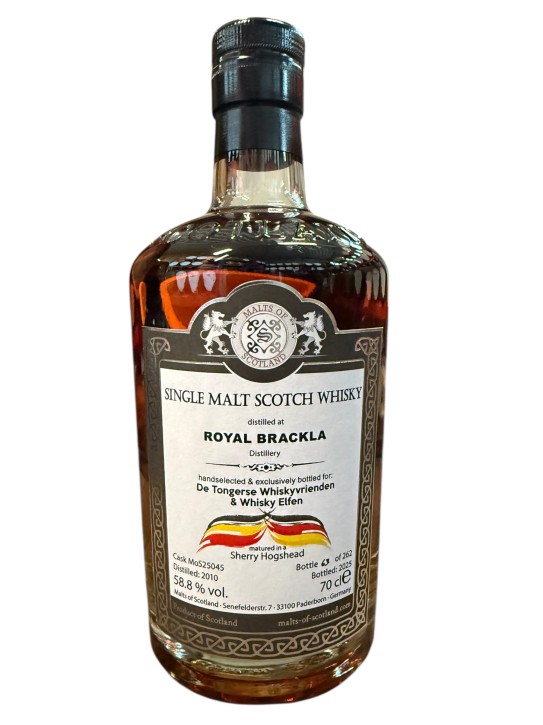 ROYAL BRACKLA 2010 - MoS25045 - SPECIAL for DE TONGERSE - LUXEMBOURG ROYAL BRACKLA 2010 - MoS25045 - SPECIAL for DE TONGERSE - LUXEMBOURG