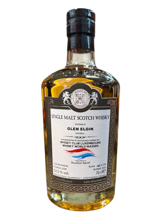 Glen Elgin 2008 MoS24040 - Special for Whisky Club Luxembourg & Whisky World Massen