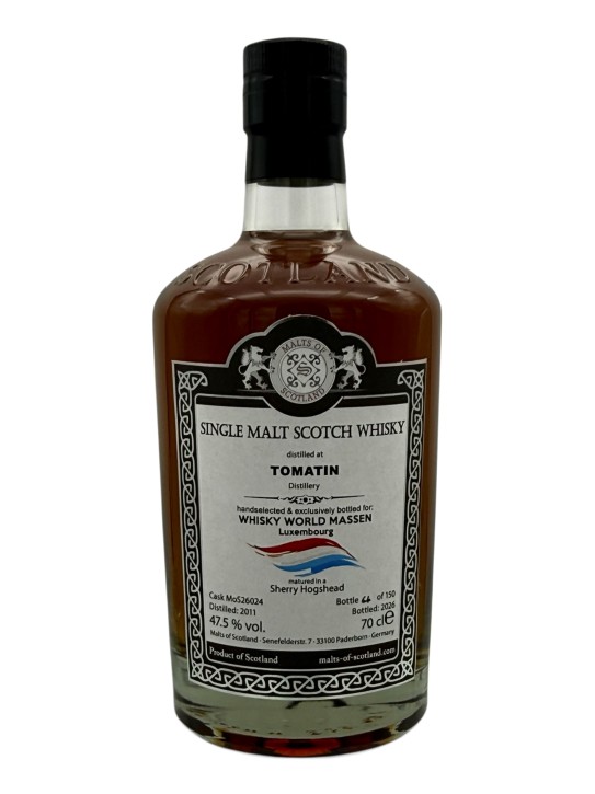 Tomatin 2011 MoS26024 - Special exclusively for Whisky World Massen
