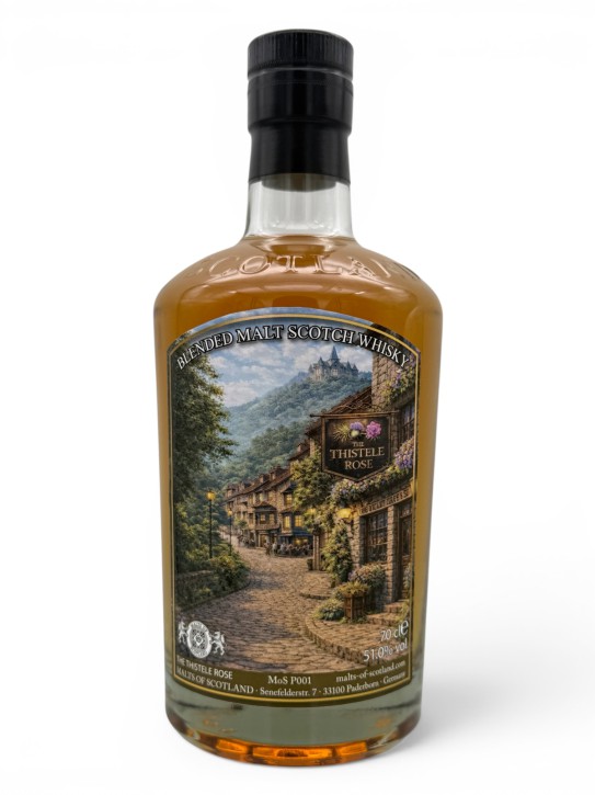 Scotish Pubs "The Thistele Rose" Blended Malt Scotsh Whisky