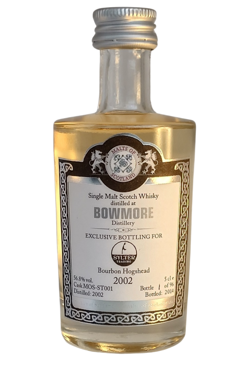 Bowmore 2002 - MoS-ST001 - Bourbon Hogshead - MINI - Rarität