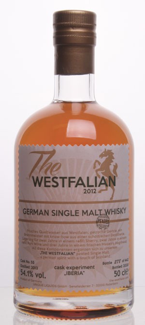 The WESTFALIAN- German Single Malt Whisky PEATED - TW55