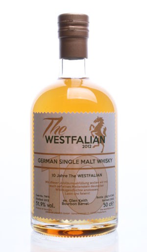 The WESTFALIAN- German Single Malt Whisky TW15 - 10 Jahre