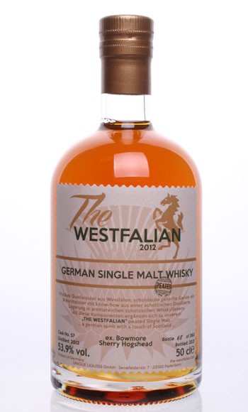 The WESTFALIAN- German Single Malt Whisky PEATED - TW57