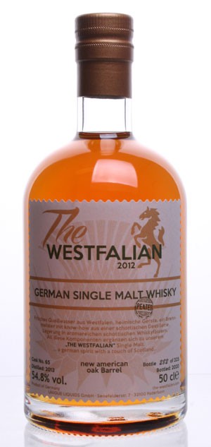 The WESTFALIAN- German Single Malt Whisky PEATED - TW65
